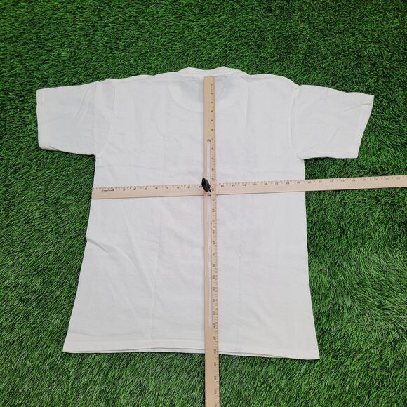 Vintage 90s Who Let the Dogs Out Shirt Medium 20x26 White - Picture 4 of 13